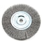Forney Wire Wheel Crimped, 5 in x .012 in x 1/2 in - 5/8 in Arbor 72741 - alternate 1